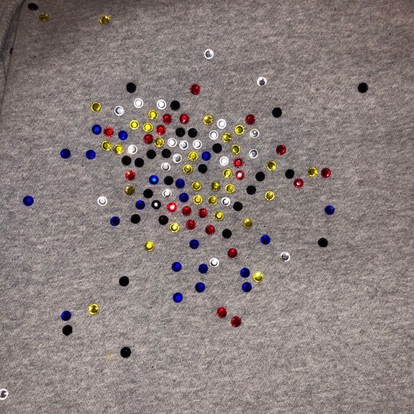 Think About Gray Beaded Detail Size XS Long Sleeve - Picture 11 of 14